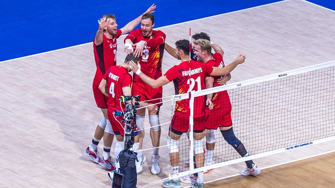 Belgium sweeps Algeria to seal top spot in Pool F at FIVB Men’s World Championship